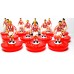 Subbuteo Andrew Table Soccer Olympiacos 1983-84 on Classic Hasbro Bases